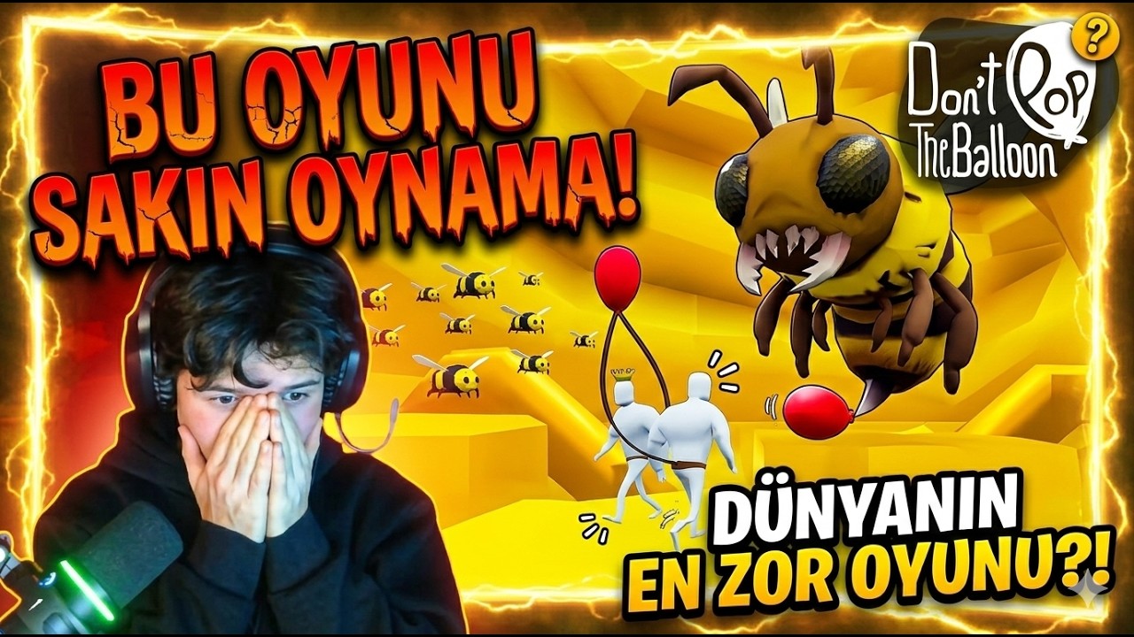 BU OYUN ÇOK ZOR! 😱🎈 | Don't Pop The Balloon