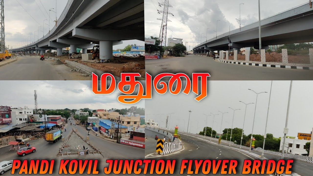 Madurai Pandi Kovil Junction New Flyover Bride Vlog 😀 Karuppayurani Junction / Madurai Doble Bridge