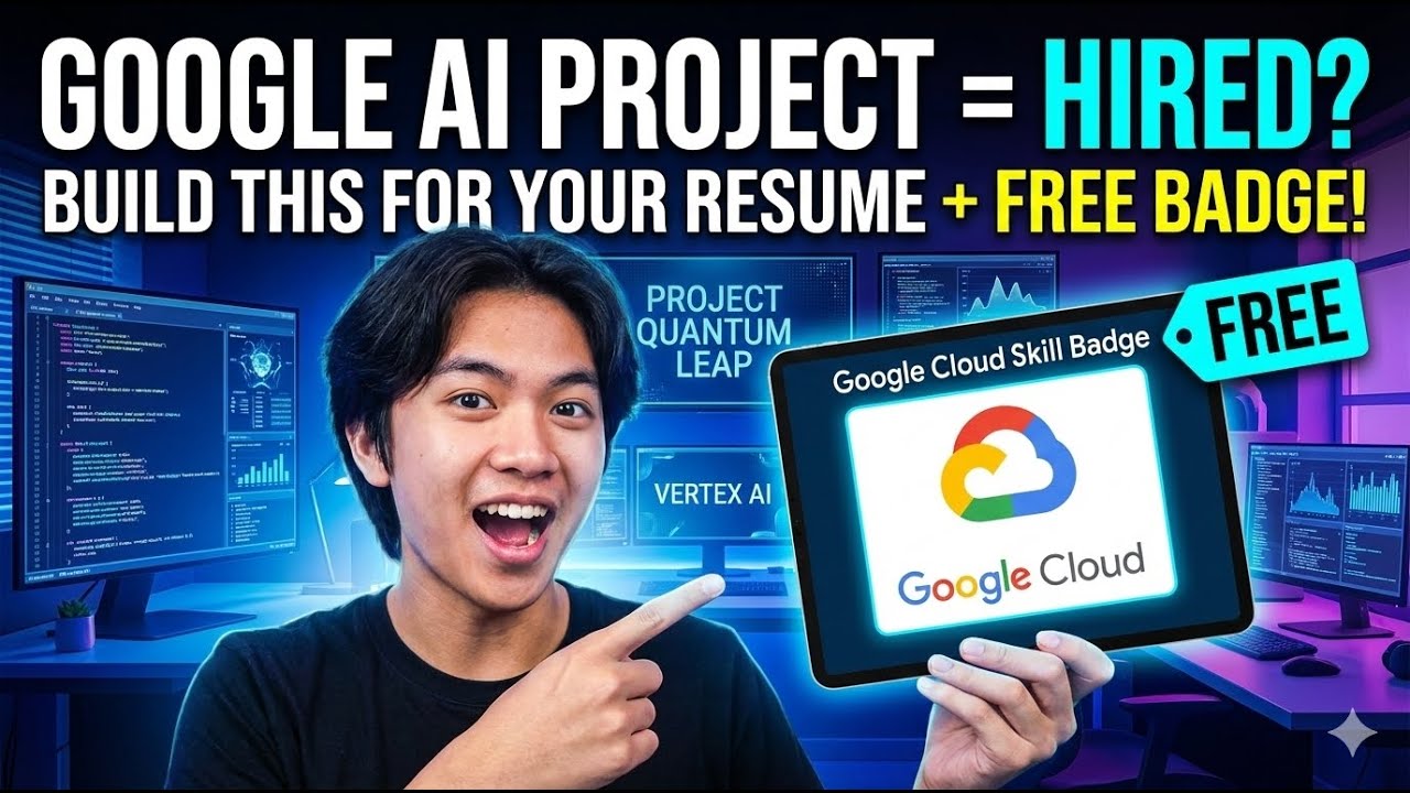 Часть 1: Объяснение проекта Google Cloud Project Quantum Leap: бесплатные лаборатории ИИ и значки...