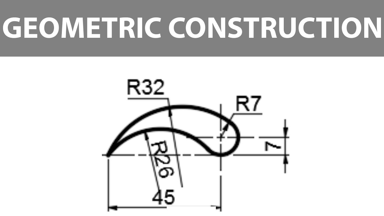 Tangency Problem 4 || Technical Drawing