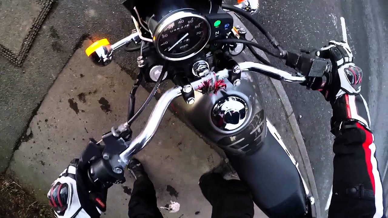 First Crash (Honda CLR 125 City Fly)