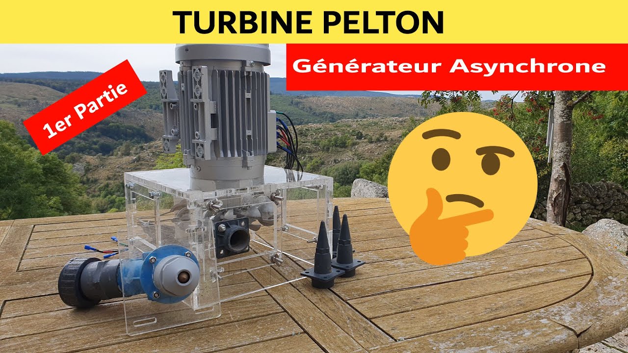 je teste un nouveau générateur sur ma turbine Pelton