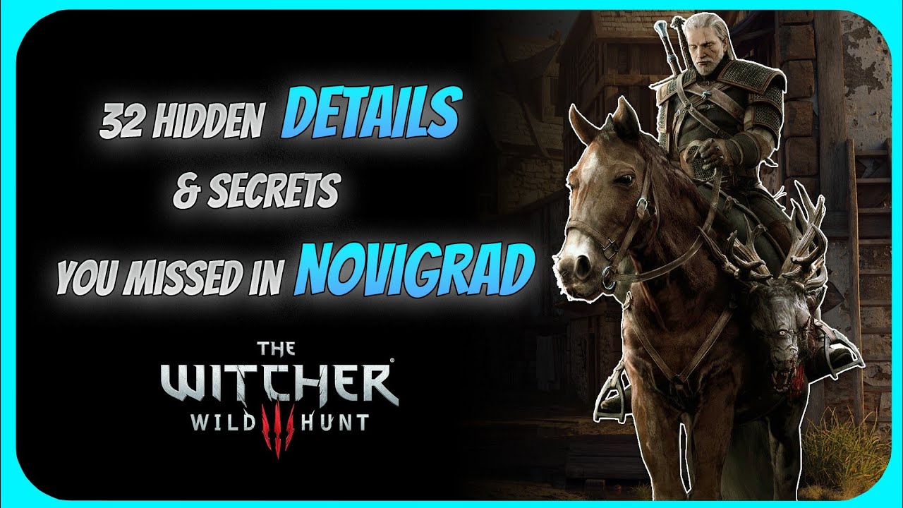 32 Amazing Details You Missed in Novigrad - Witcher 3