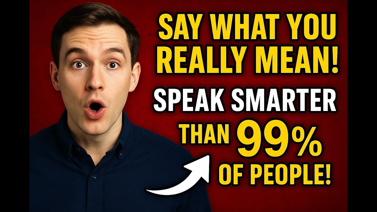 Say What You REALLY Mean: Instantly Speak Smarter Than 99% Of People!
