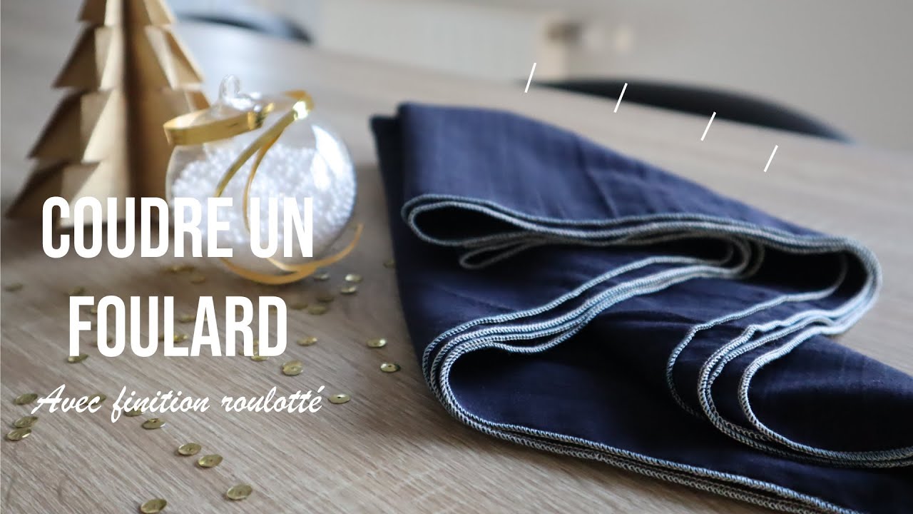 Coudre un foulard carré en soie - 15 jours pour préparer noël [13/15]