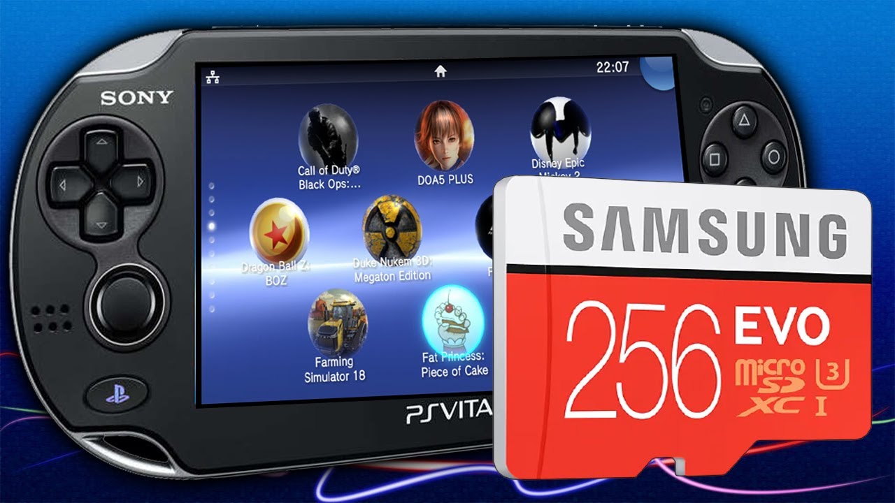 INSTALO UNA MICRO SD 256GB EN MI PS VITA... 😲 QUE MARAVILLA...