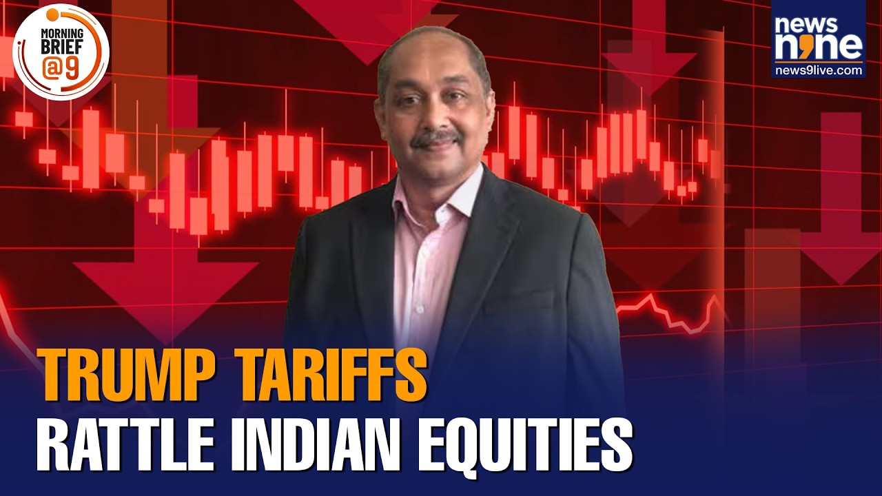 Sensex Falls 700+ Points | 15% Trump Tariff Hits Markets | Nifty at 25,500 | IT Stocks Tank | News9