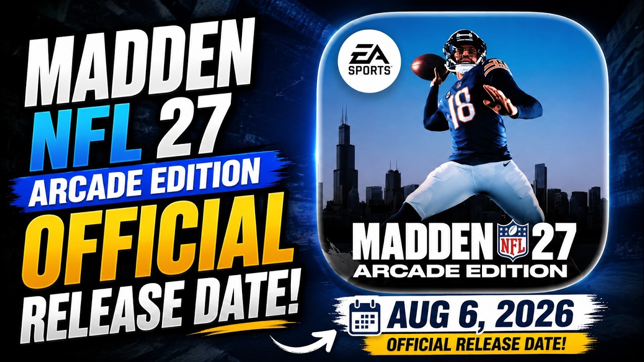 ОФИЦИАЛЬНАЯ ДАТА ВЫХОДА MADDEN NFL 27 ARCADE EDITION! НОВАЯ ИГРА MADDEN MOBILE!