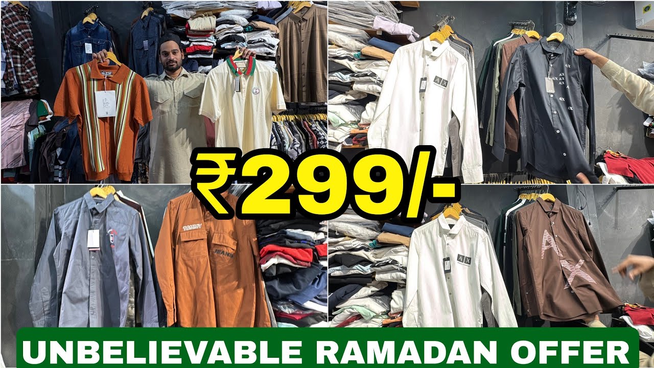 🔥Premium Luxury Menswear ₹299/- | Ramadan Special Offers at Iaon Gallery Hyderabad | Shirts Tshirts 