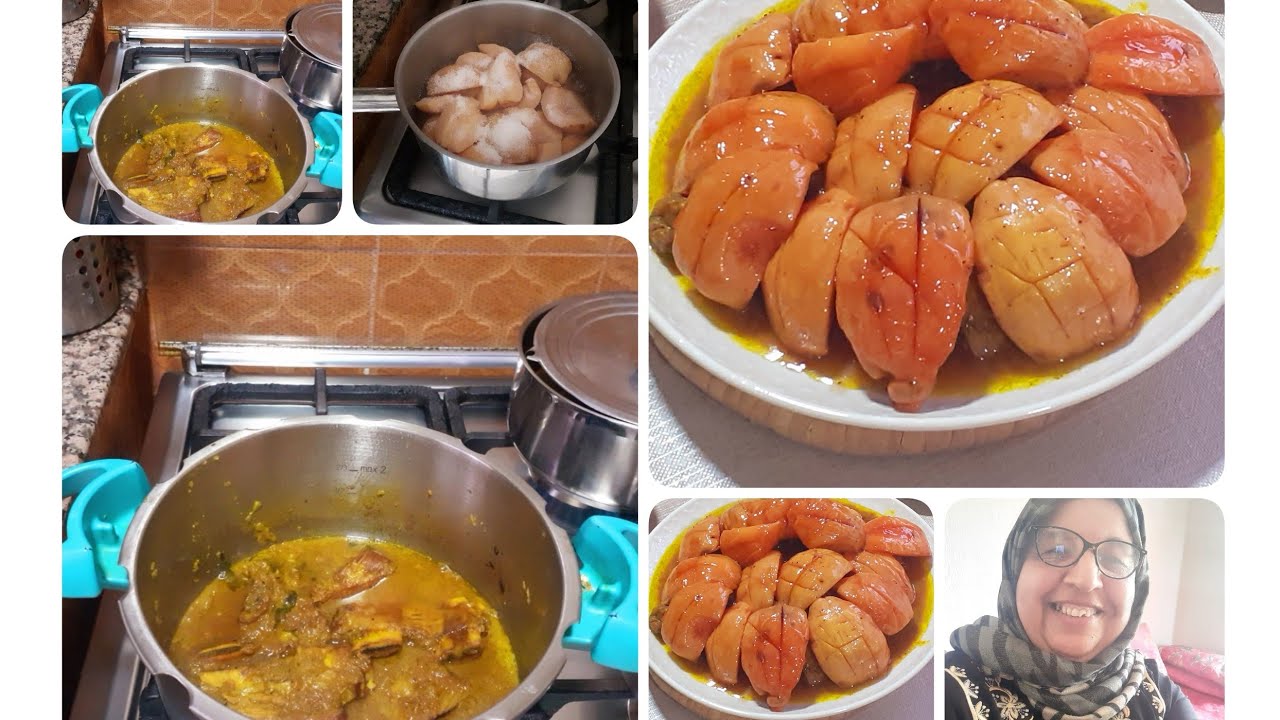 روتين نهاري شاركت معكوم مريقة باللحم وسفرجل بطريقة رائعة طريقة تعسال سفرجل 👍مع فطور ديما حاضر👌🇲🇦