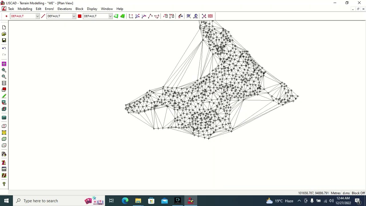 HOW TO INTERPOLATE DATA IN LISCAD
