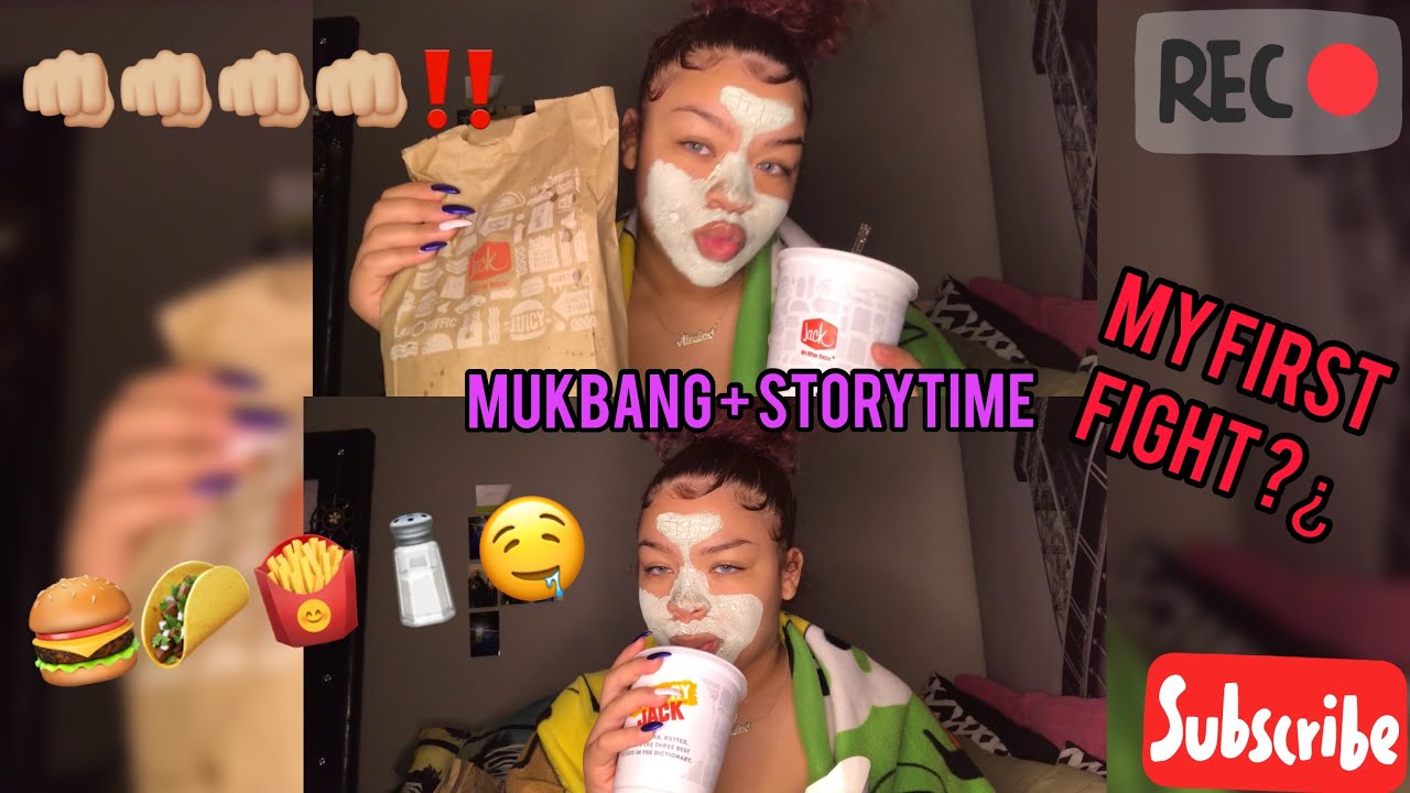 My first fight storytime + mukbang 🤪