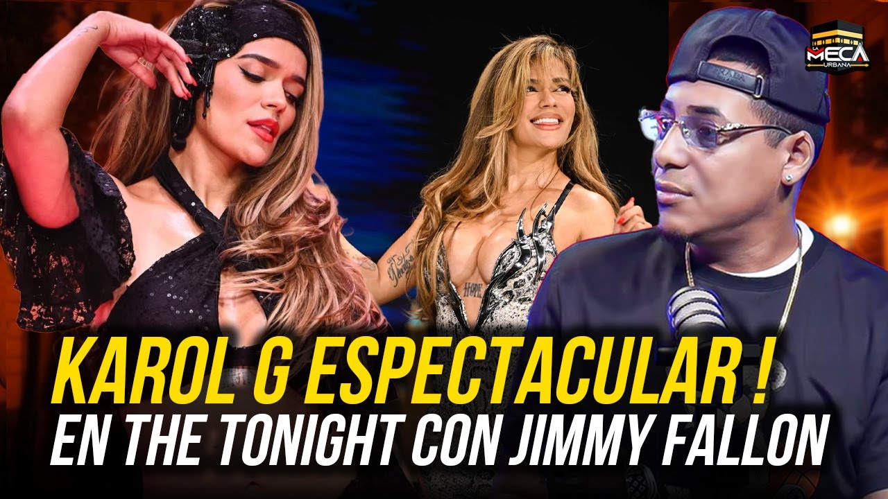 PRESENTACIÓN DE KAROL G EN THE TONIGHT CON JIMMY FALLON !