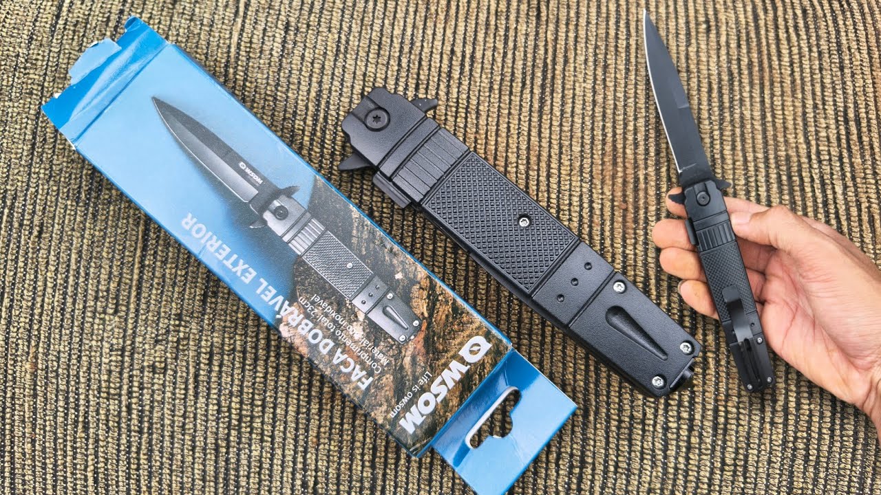 Canivete de 18 reais da shopee, será que vale apena?(confira o teste)