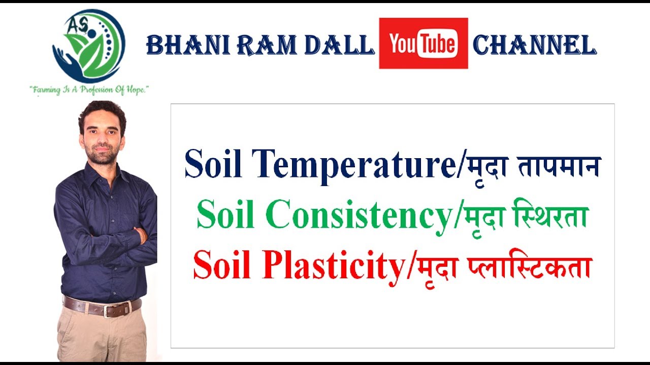 Soil Temperature, Soil Consistency & Soil Plasticity AAO, ADO, RAEO, SADO, AFO, NFL, FCI, by BR DALL