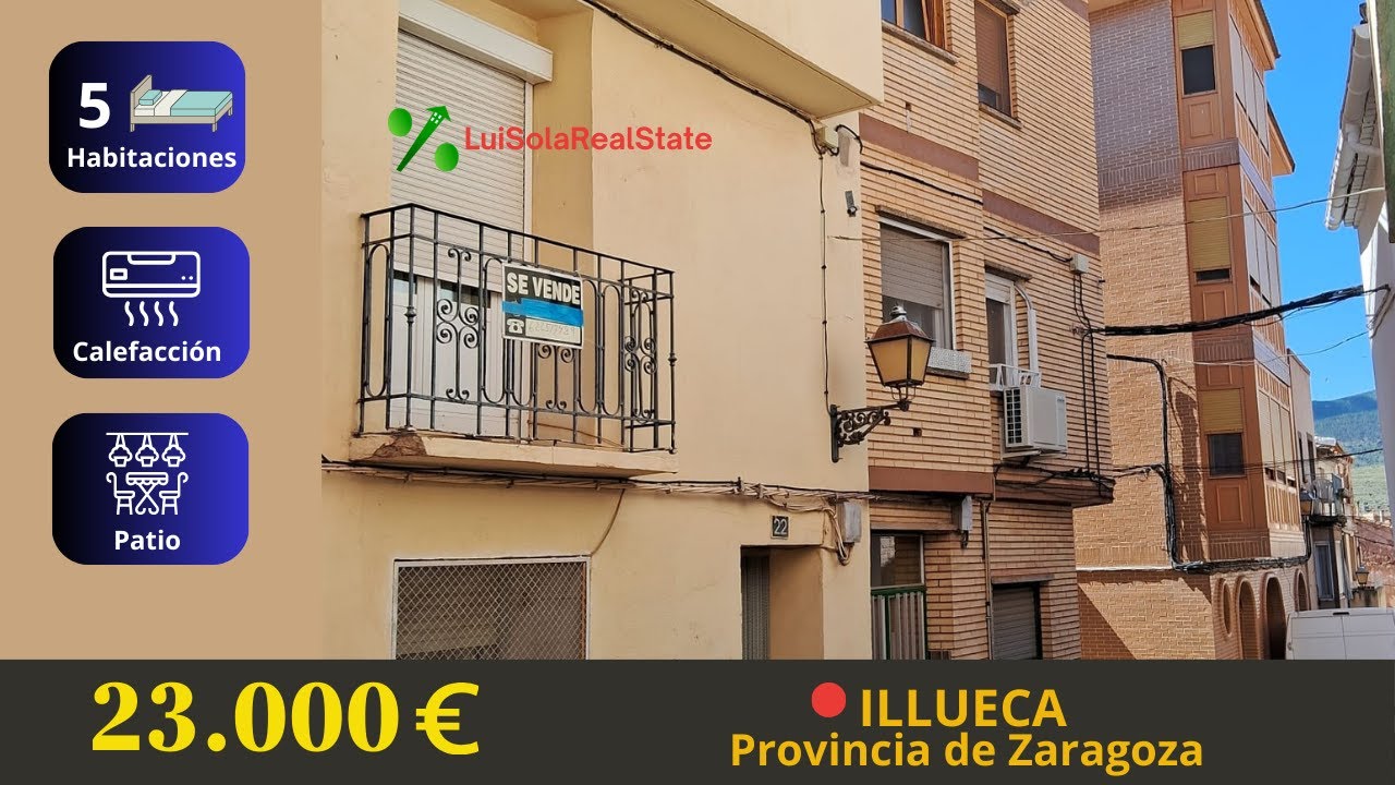 🏡 ¡ GRAN OPORTUNIDAD EN ILLUECA ! CASA PARA ENTRAR A VIVIR POR SOLO  ➡️➡️➡️VENDIDA💸