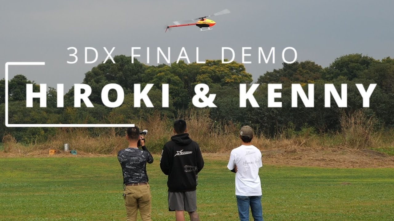 3DX FINAL 2024 DEMO　ヘリ界の双璧　二人の世界チャンピオン　Hiroki & Kenny