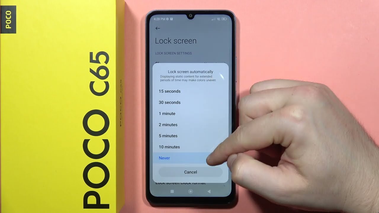 POCO C65: Change Screen Timeout - Adjust Display Sleep Time #pocophone