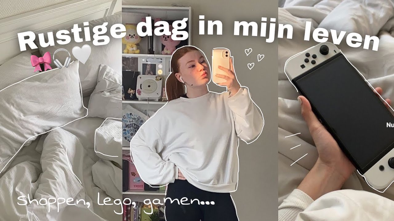 RUSTIGE DAG IN MIJN LEVEN 🎀🎮 Vlog  / shoppen, gamen, lego bouwen&hellip;