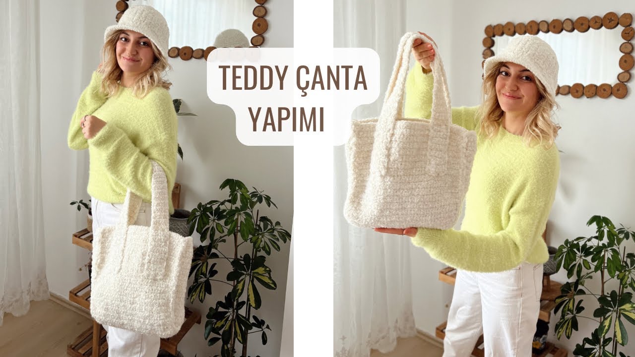 TEDDY ÇANTA YAPIMI 🌸 KOLAY ÖRGÜ ÇANTA YAPIMI #crochet