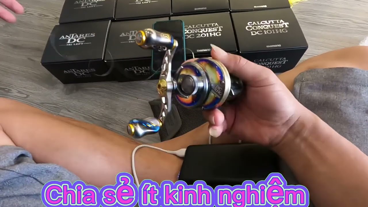 Shimano Antares DC HG Conquest DC 101Hg 201Hg hướng dẫn cách sử dụng 0981415456