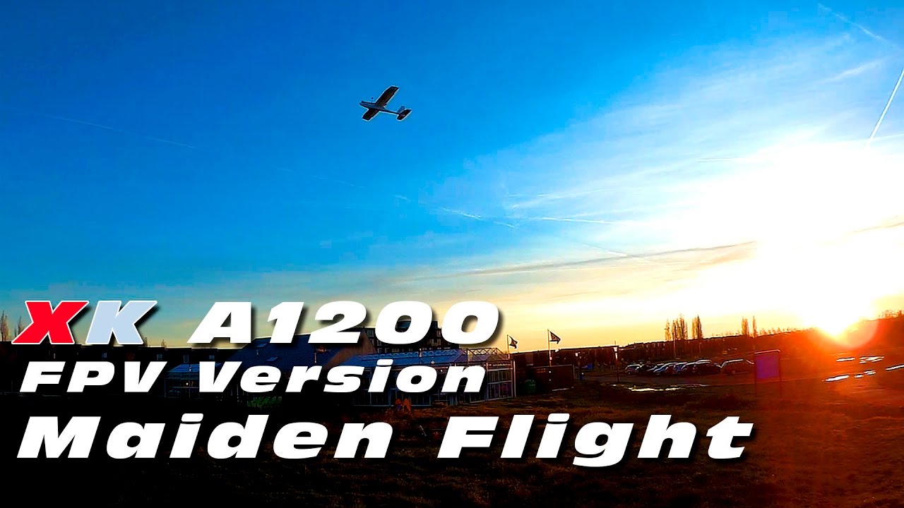 Maiden flight of the 45 minutes XK A1200-A! :D