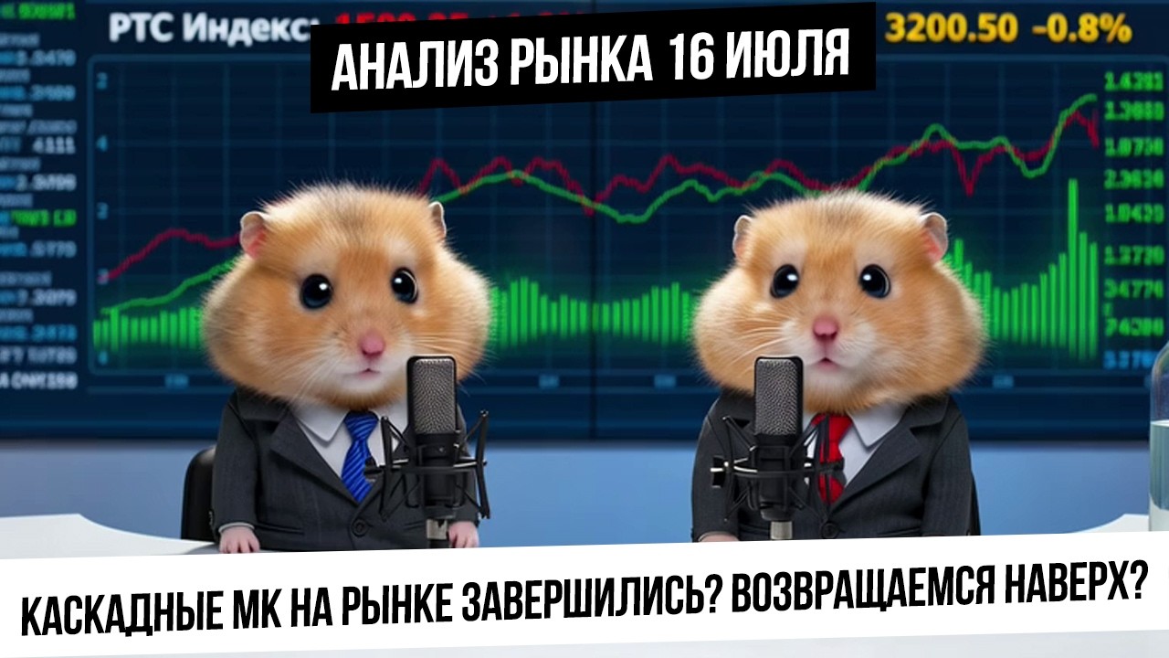 Анализ рынка 17 июля. Каскадные продажи на рынке закончились? Что будет с валютой? Металлы! Газ!