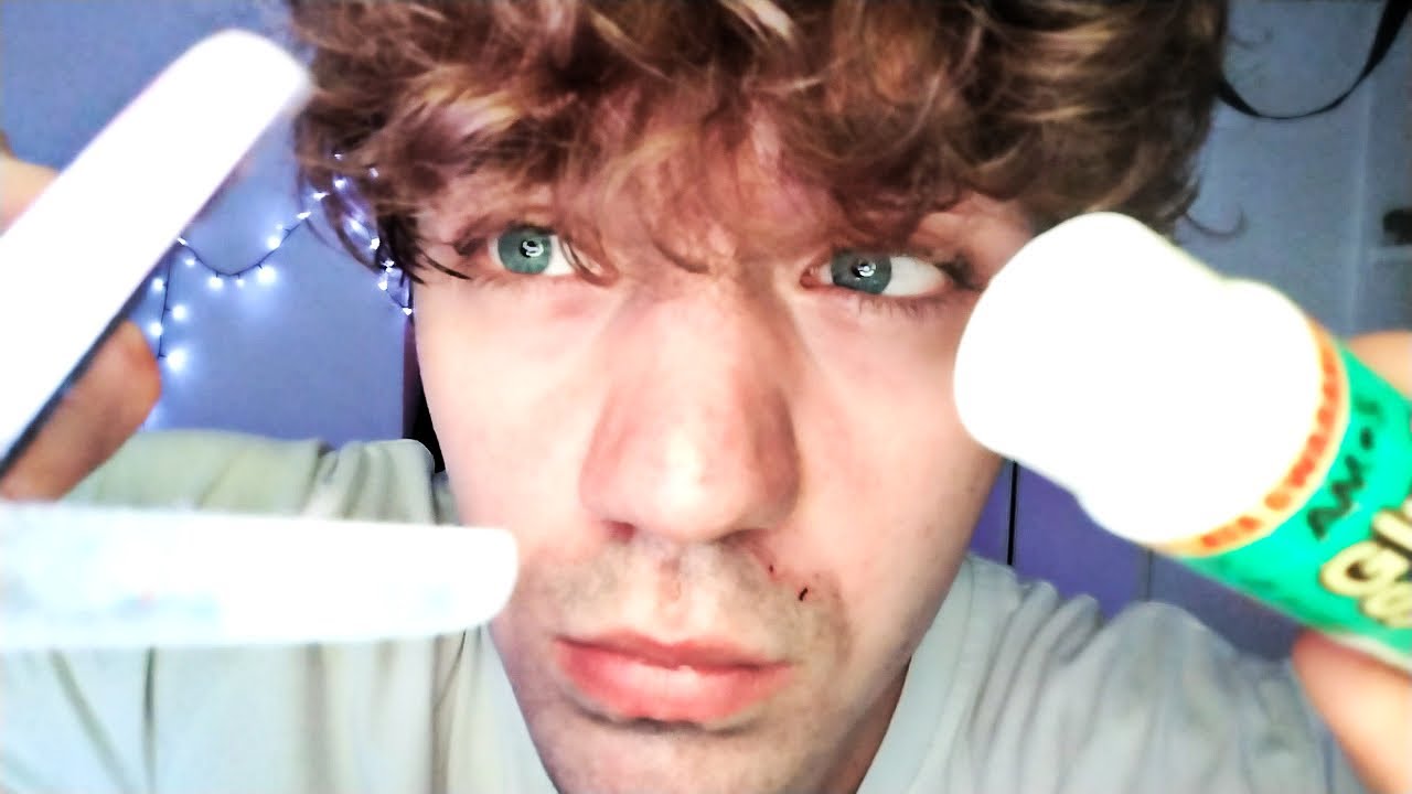 ASMR po polsku NAPRAWIAM CI M&Oacute;ZG I TWOJE MYŚLI (majsterkowanie przy twarzy, osobista uwaga)