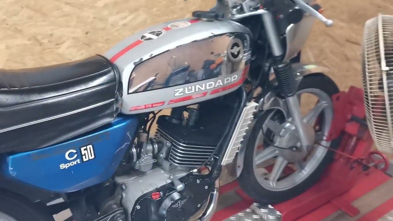 Zündapp KS80 Prüfstand 18,4PS WAKÜ SW90ccm Membran Zylinder Kit