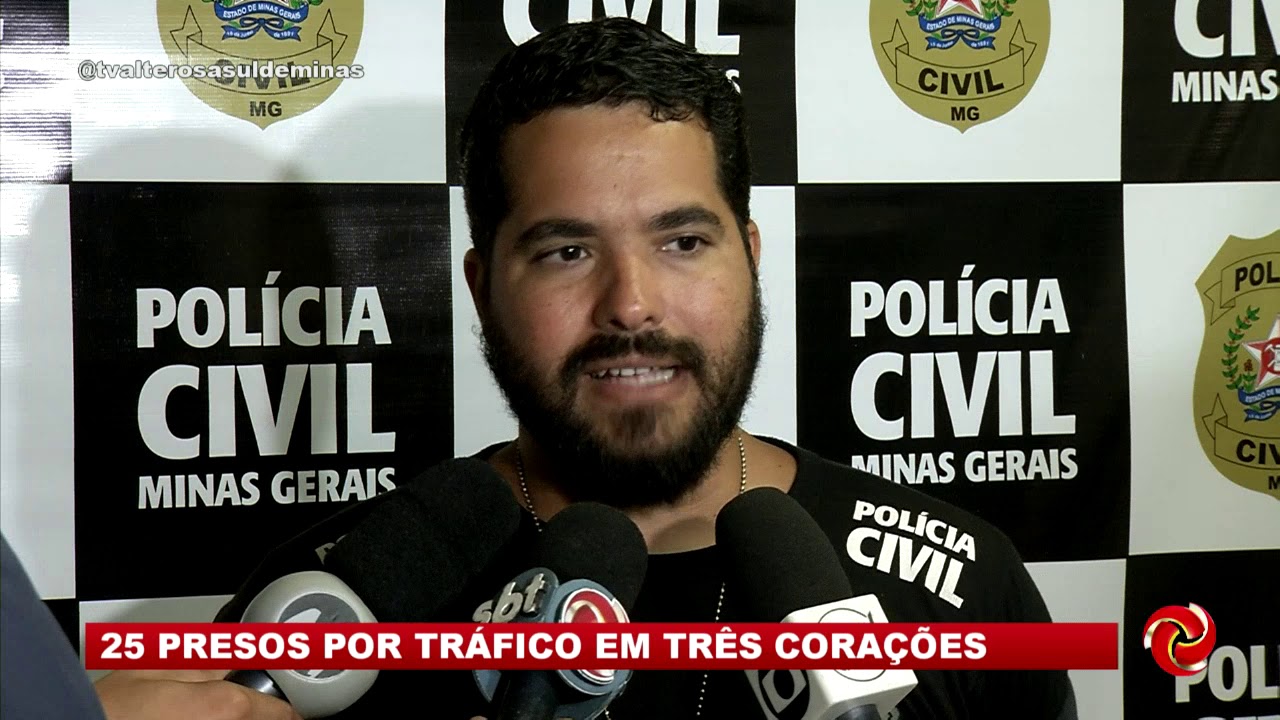 Operação em Três Corações: suspeitos detidos