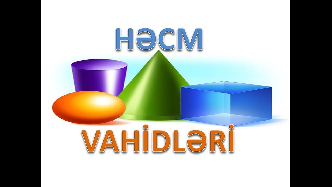 Müəllimlərin işə qəbulu/ Sertifikasiyasi. Həcm ölçü vahidləri
