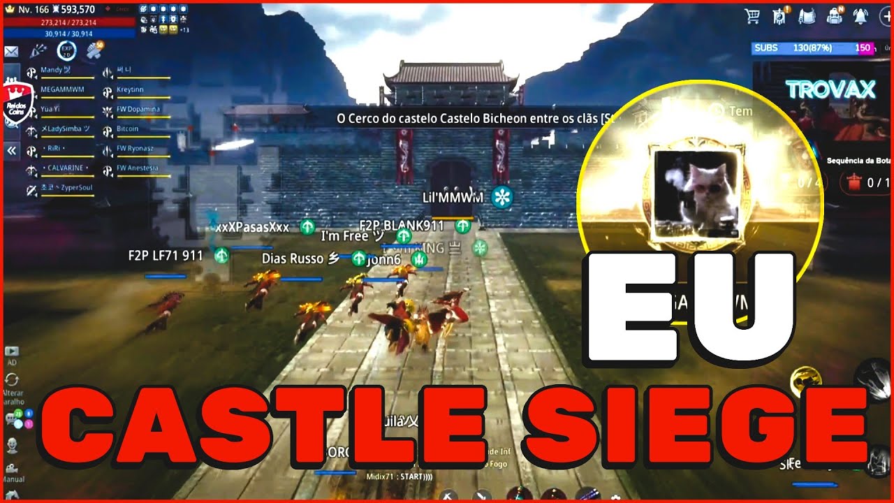 EU CASTLE SIEGE | 浪人・MMM VS  St・KAL | MIR4