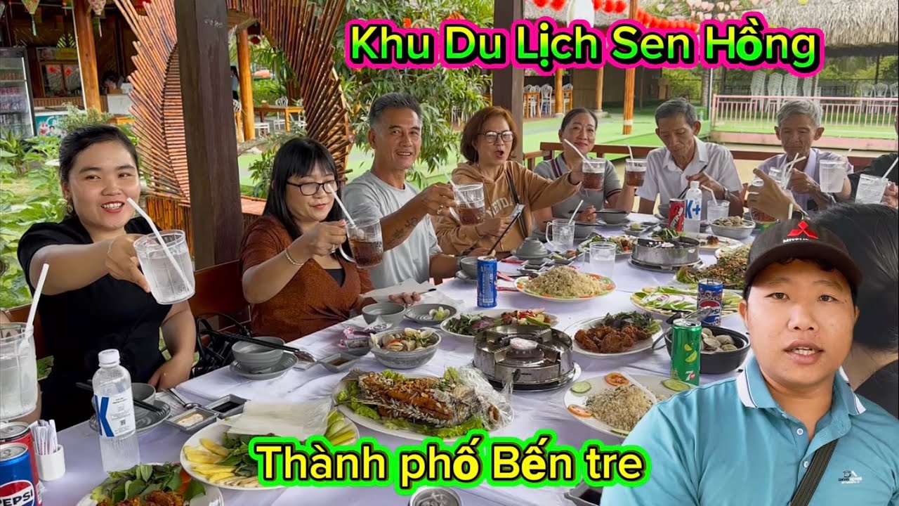 Hành Trình Đi”Du Lịch Sen Hồng”Ở Bến Tre Và Thưởng Thức Các Món Ăn Ngon Cùng Gia Đình Cô Dượng 8 ….