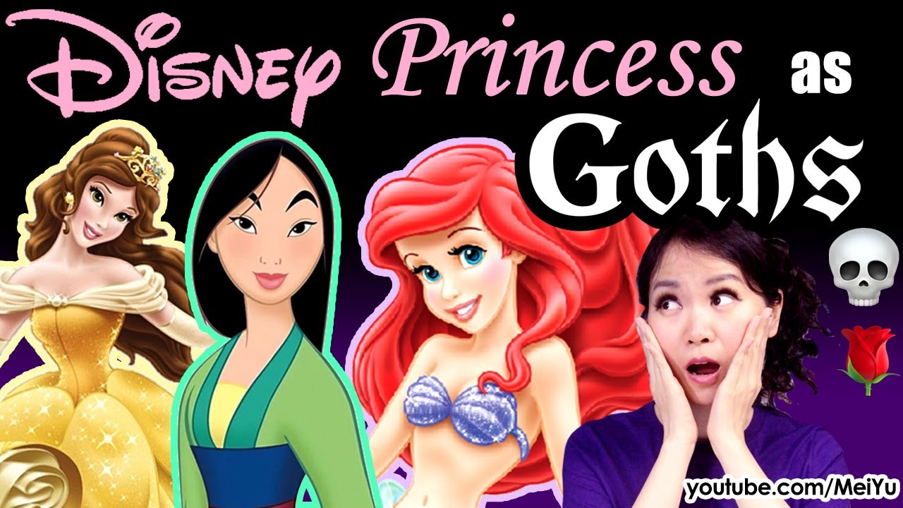 Draw Disney Princess as GOTHS | New Art Challenge: Mei Yu Fun Friday + 100s of Fan Coloring Showcase