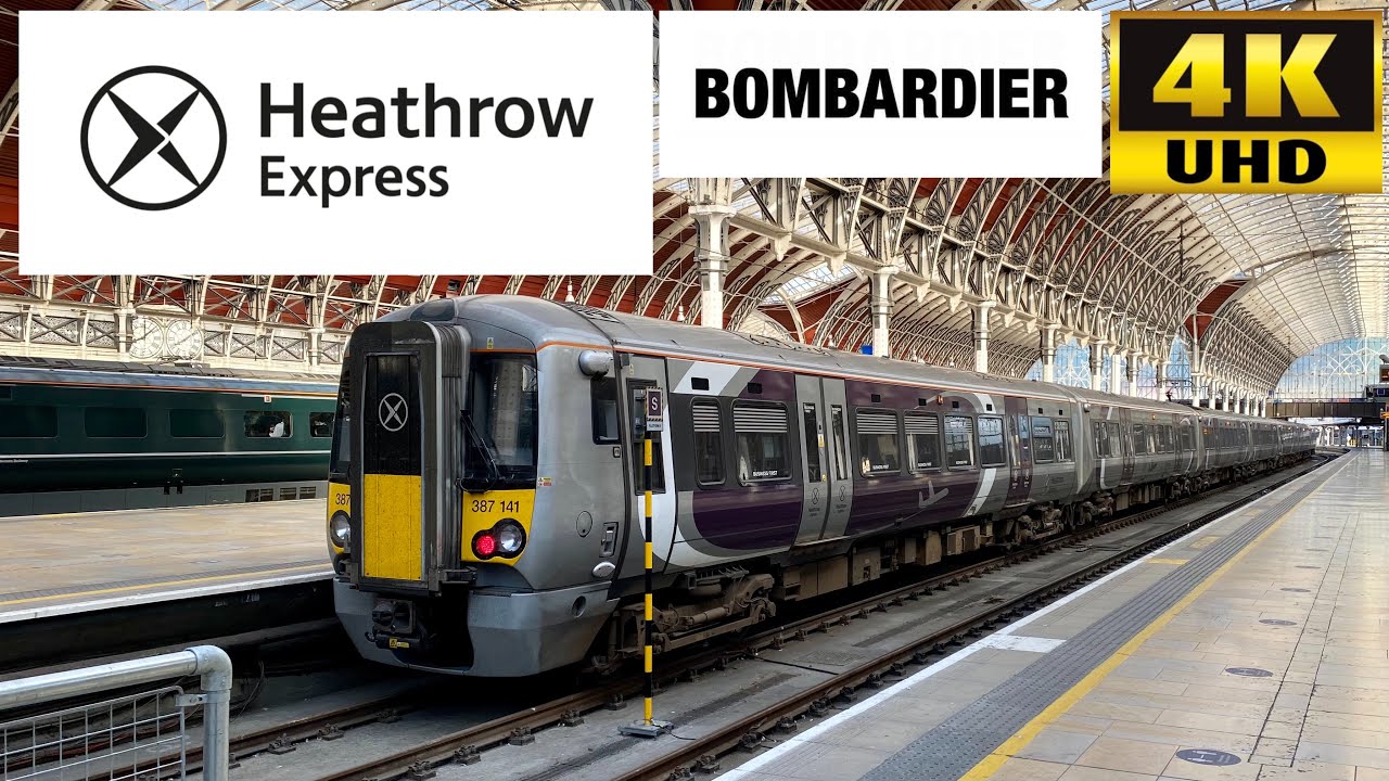 [Heathrow Express: Paddington to Heathrow] Bombardier British Rail Class 387 Electrostar EMU(387141)