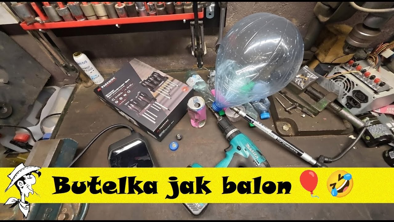 Pompuję butelki, żeby weszły do automatu i montuje wkrętaki Parkside na ścianę🤠