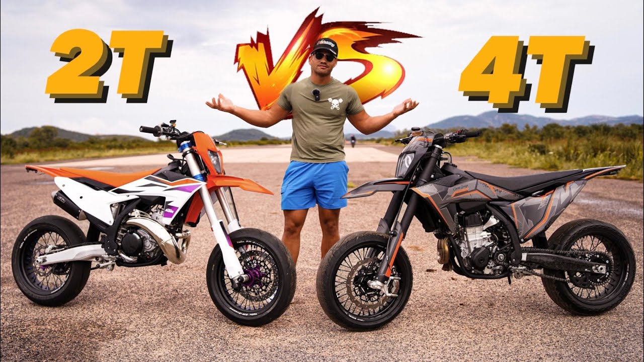 KTM 300 2024 Vs KTM 450 (2t o 4t quale va di piu' ?)