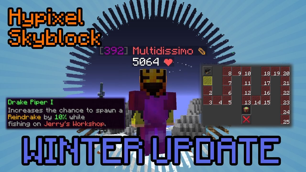 WINTER INSEL UPDATE 2023 (Hypixel Skyblock)