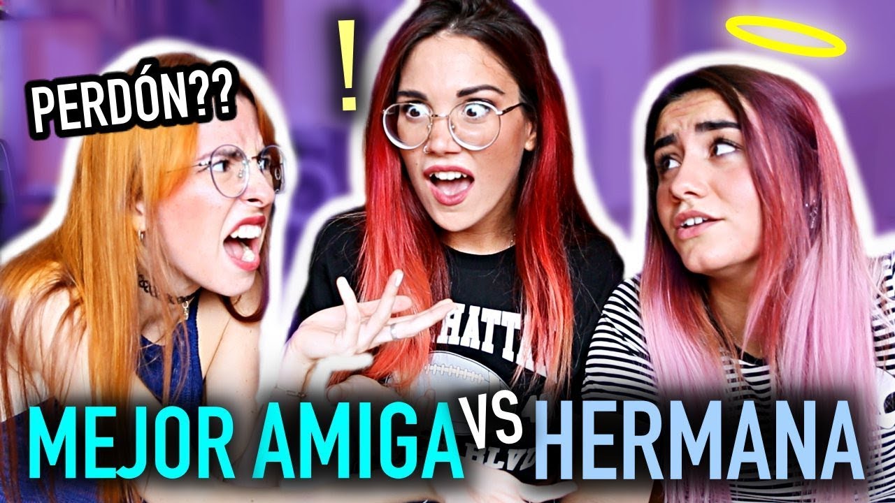 HERMANA vs MEJOR AMIGA!! 💪🏻&iquest;QUI&Eacute;N ME CONOCE M&Aacute;S? 😳 | Carla Laubalo