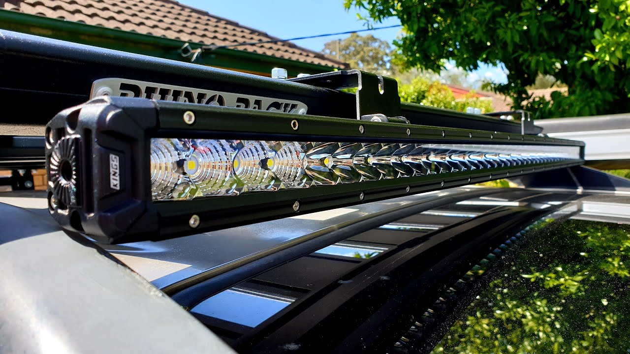 Modify Prado 120 - DIY Light Brackets & Light Bar Installation