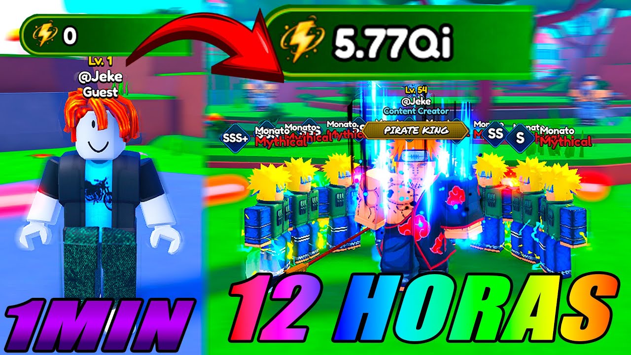 ZEREI O ANIME ENERGY SIMULATOR EM APENAS UM VIDEO SENDO P2W.. (12 HORAS)