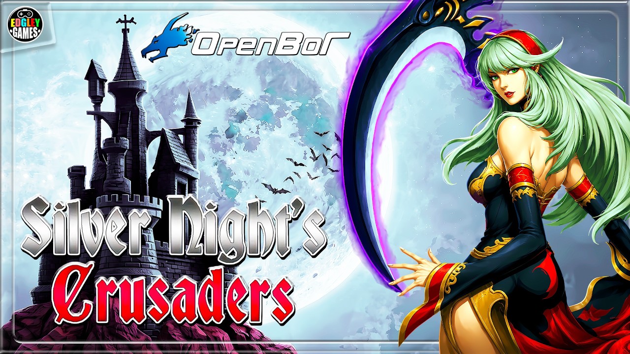 Silver Night&rsquo;s Crusaders (Castlevania OpenBOR) - Gameplay with Sheeba Faulkner (HD)