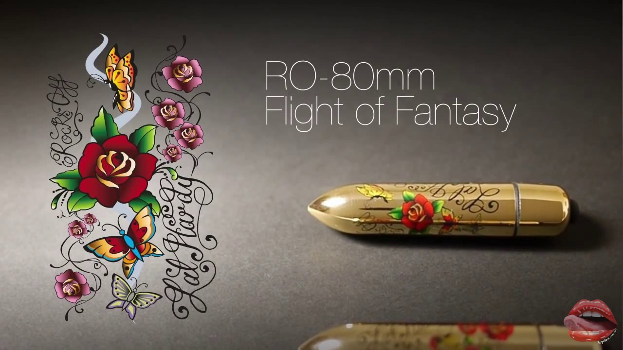 Вибратор RO-80mm TATTOO Flight of Fantasy от Rocks Off