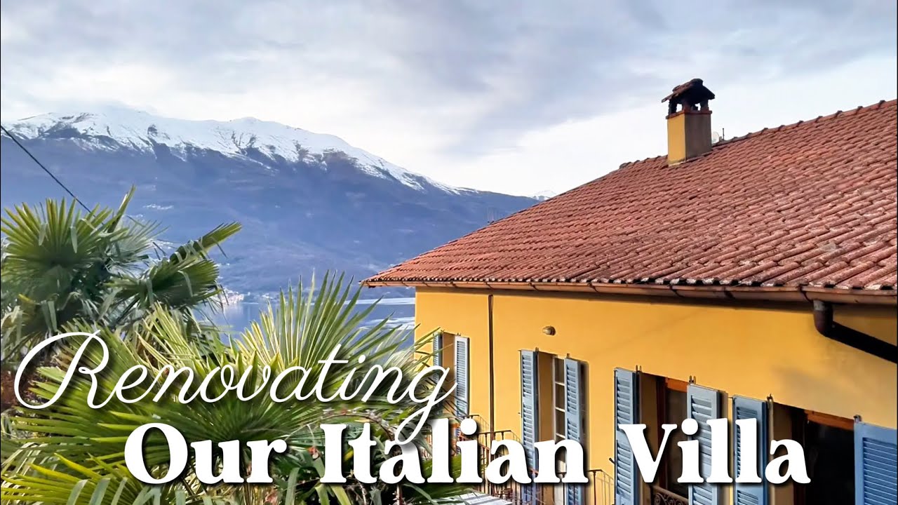 Our Italian Villa 🏡 Removing the ceiling 🫣