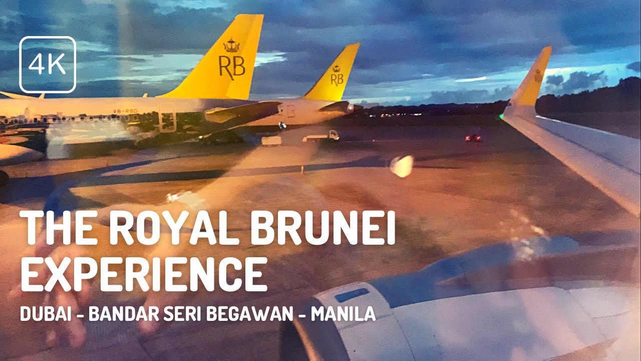 [4K] Awesome food! | Royal Brunei Airline Experience (BI008 / BI685) DXB-BWN-MNL | Jes Look Around