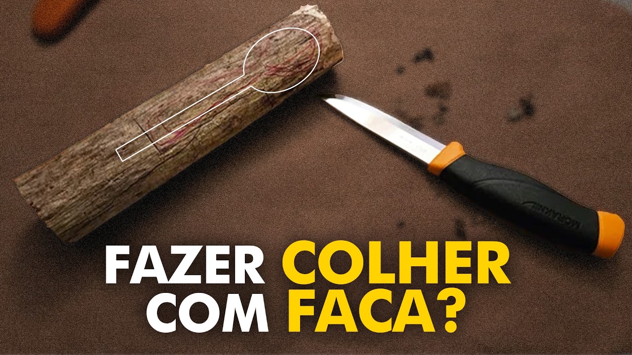 5 técnicas básicas para entalhar uma colher em madeira usando uma faca