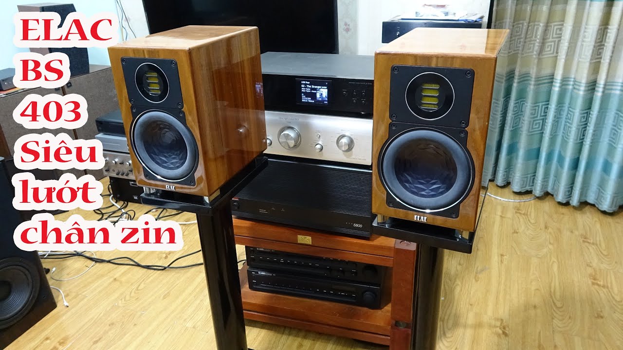 loa Hi-end siêu lướt Elac BS 403,phiên bản đặc biệt,chân zin