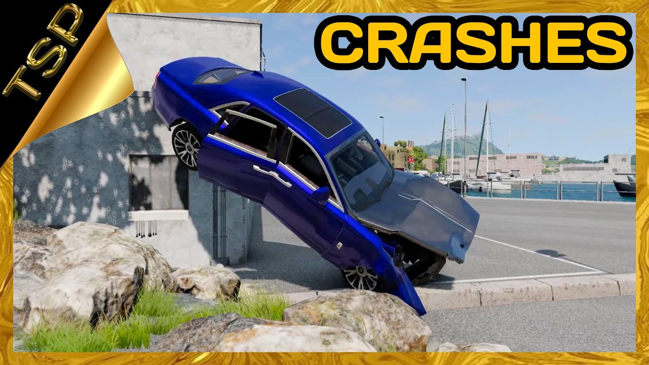 Rolls Royce Ghost CRASHES and ACCIDENTS - BeamNG Drive