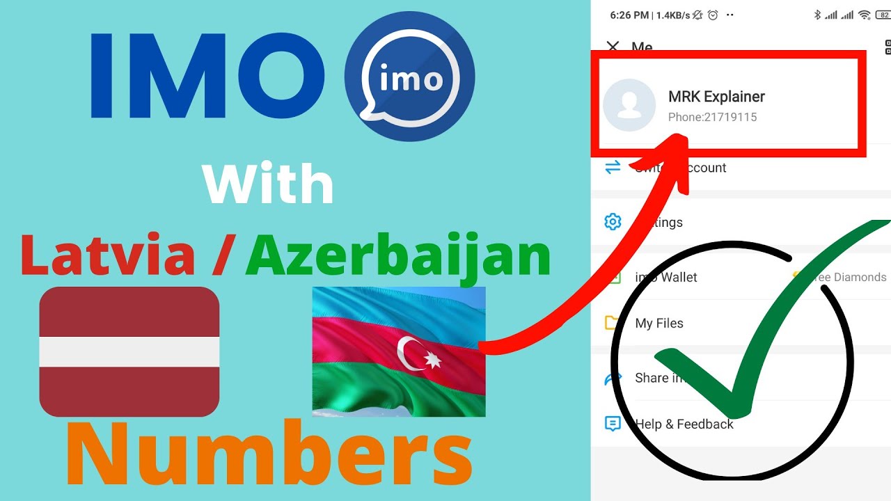 Create imo account without phone number | fake number se imo kaise banaye | Latvia Azerbaijan Number