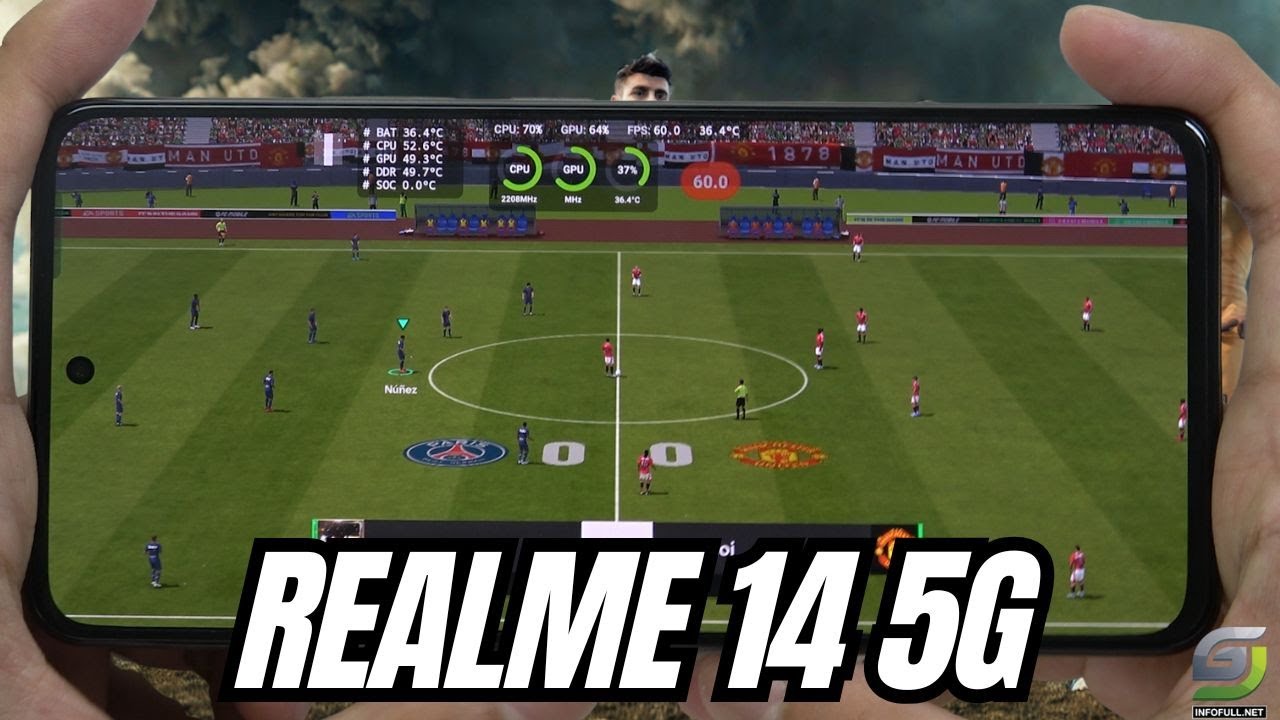 Realme 14 test game EA SPORTS FC MOBILE 24 | Snapdragon 6 Gen 4